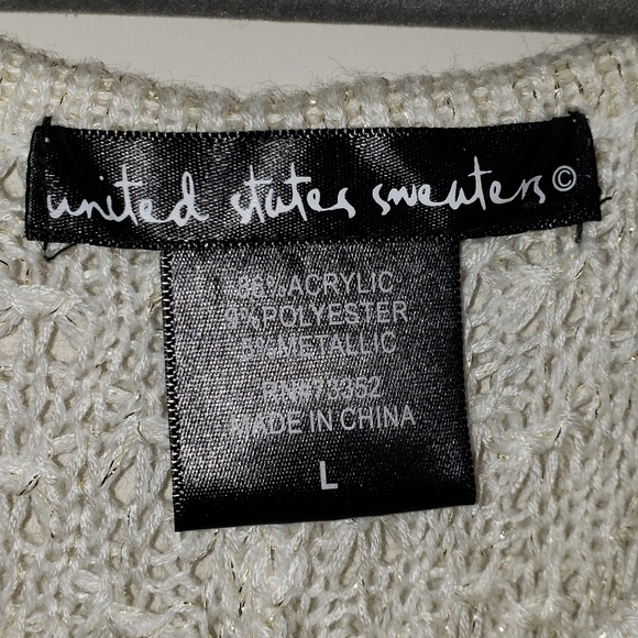 United States Sweaters Cream and Gold (A125) - Picture 4 of 6